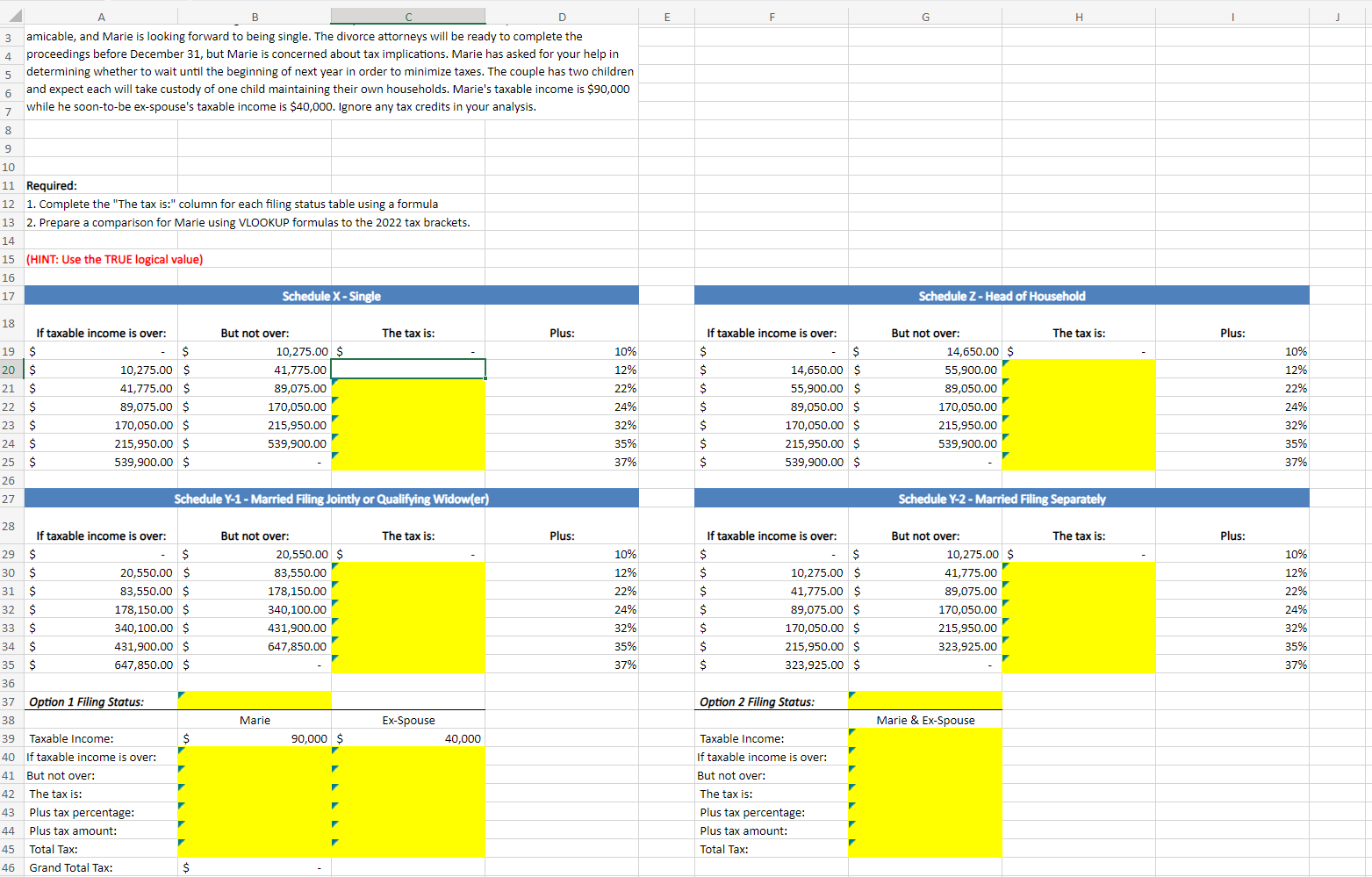 It's mid - December and Marie is finalizing her