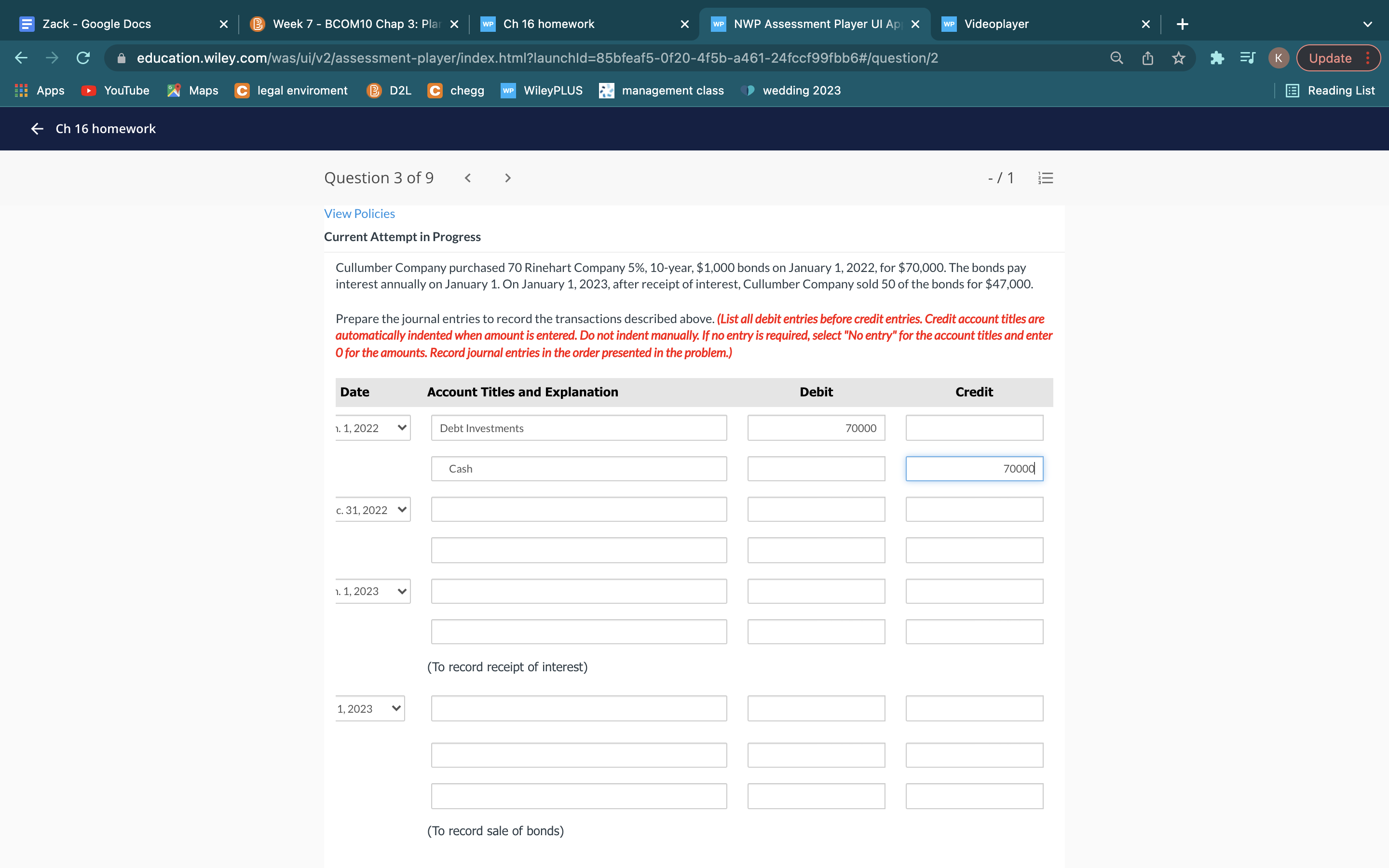 Zack - Google Docs X B Week 7 - BCOM10 Chap 3:
