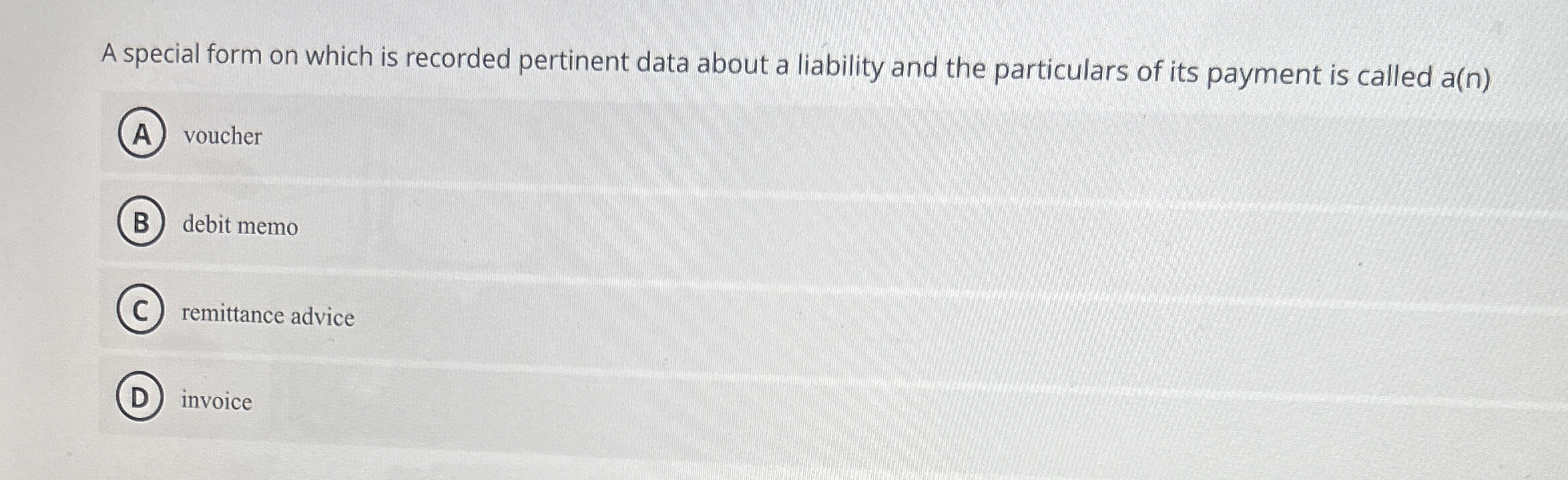 A special form on which is recorded pertinent