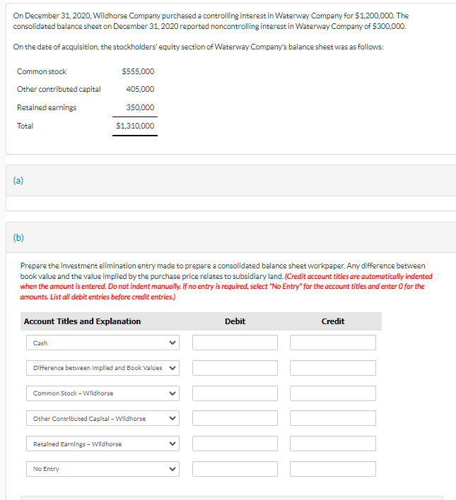 On December 3 1 , 2 0 2 0 . Wildhorse Company