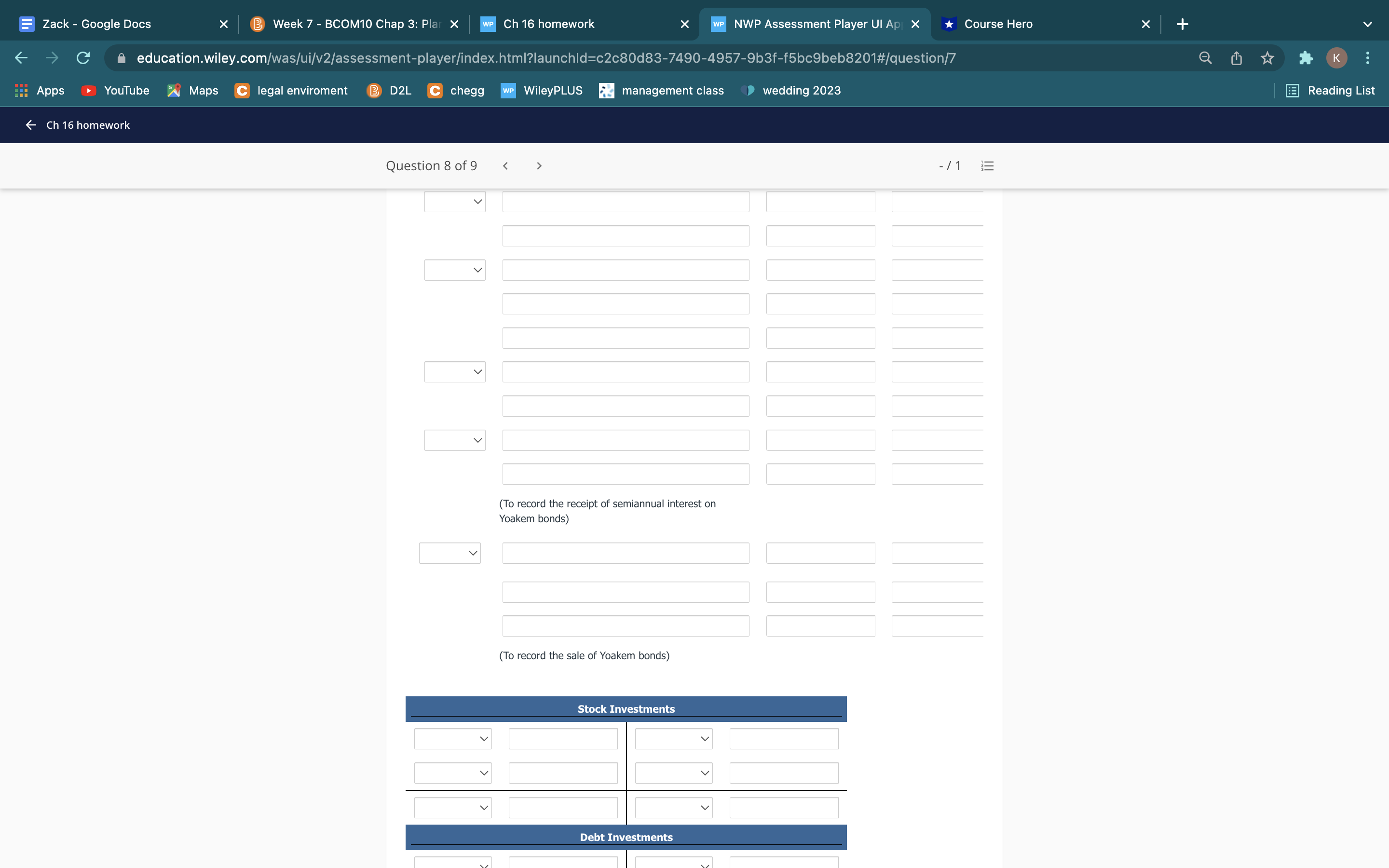 Zack - Google Docs X B Week 7 - BCOM10 Chap 3: