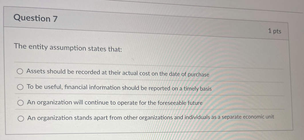 Question 5 1 pts Bingo LLC started operating its