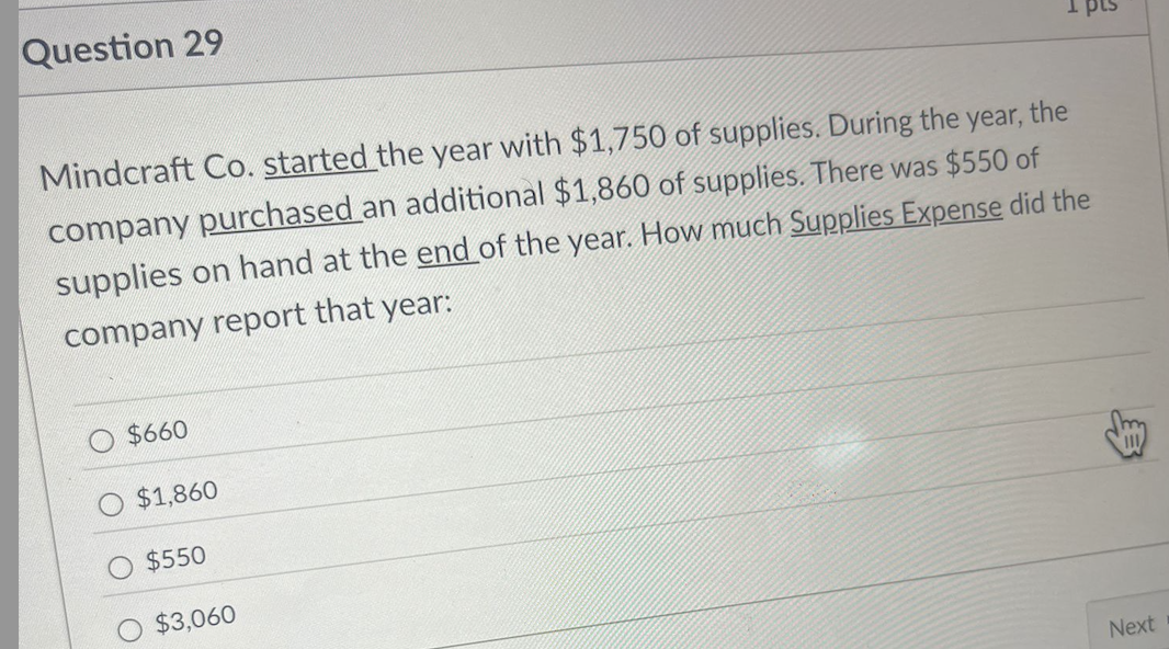 Question 5 1 pts Bingo LLC started operating its