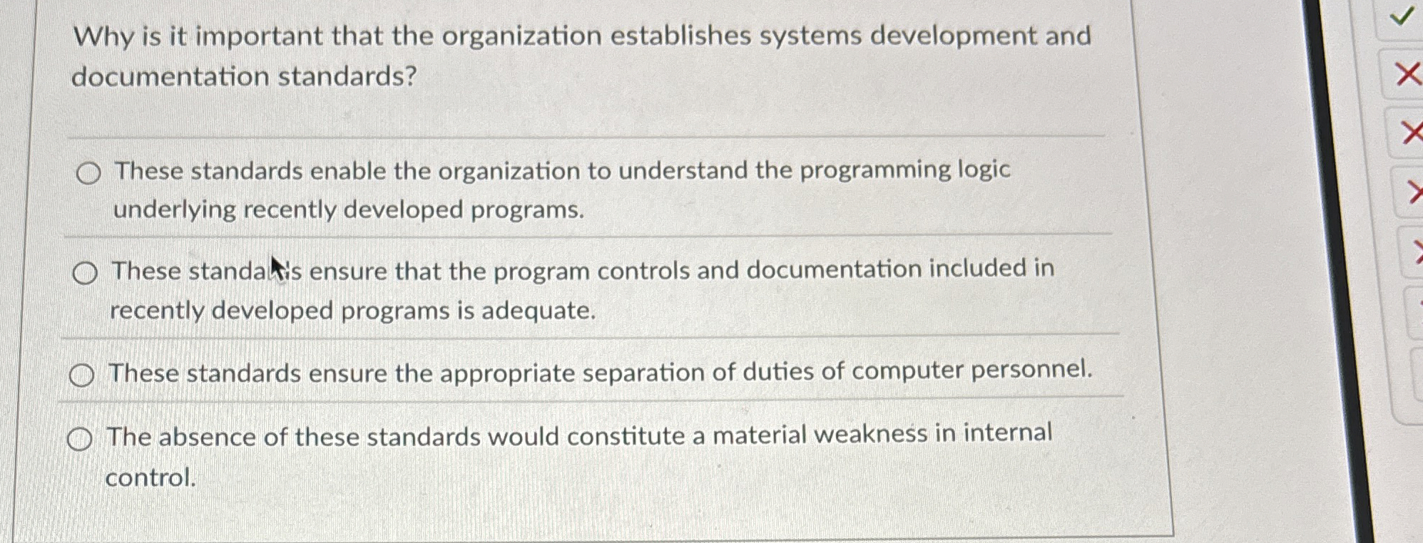 Why is it important that the organization