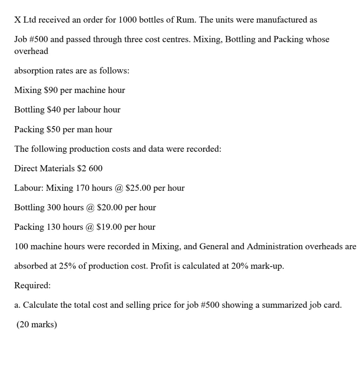 Hi i'm looking for help in solving this question.