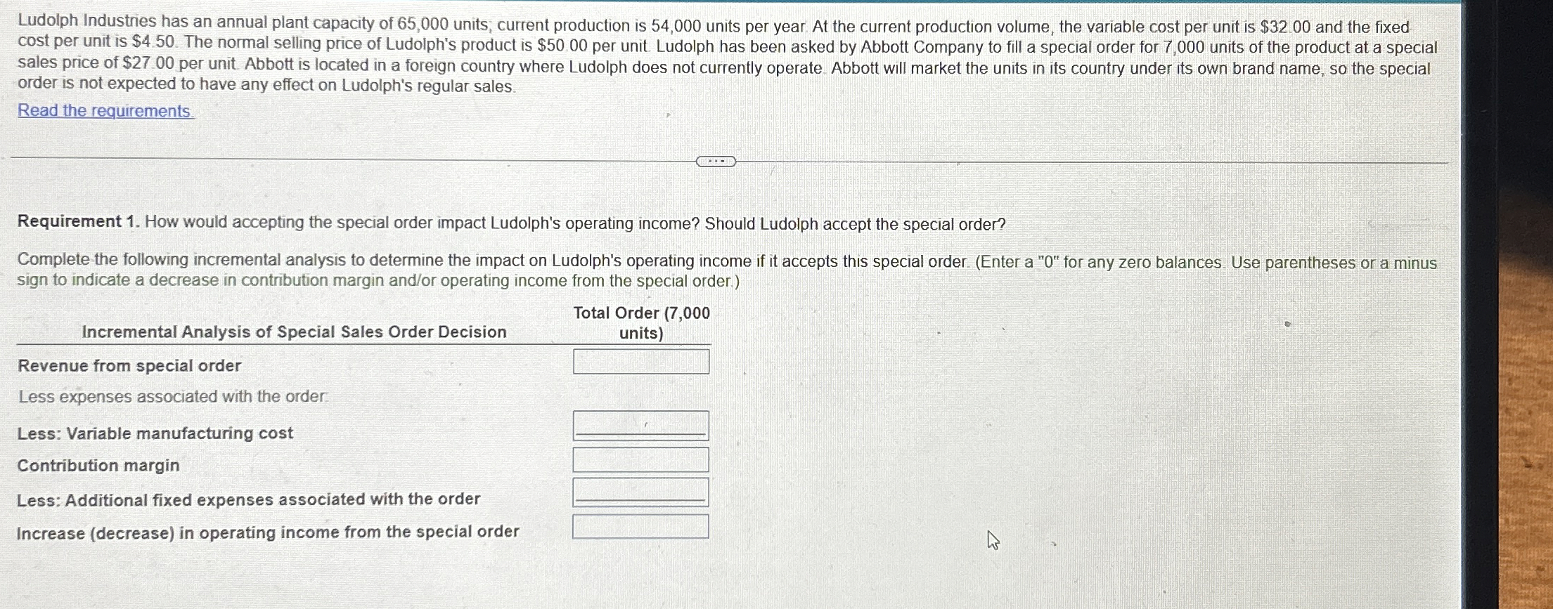 Begin by preparing a contribution margin income