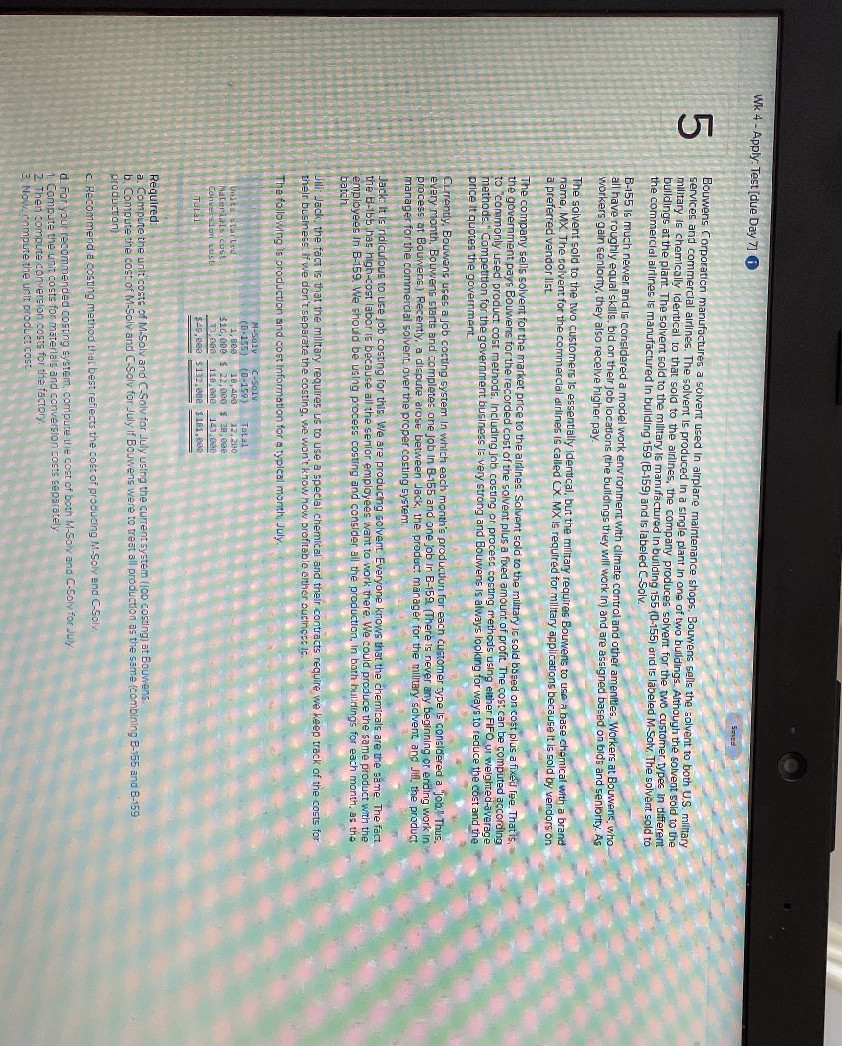 Wk 4 - Apply: Test [due Day 7] Saved LO Bouwens