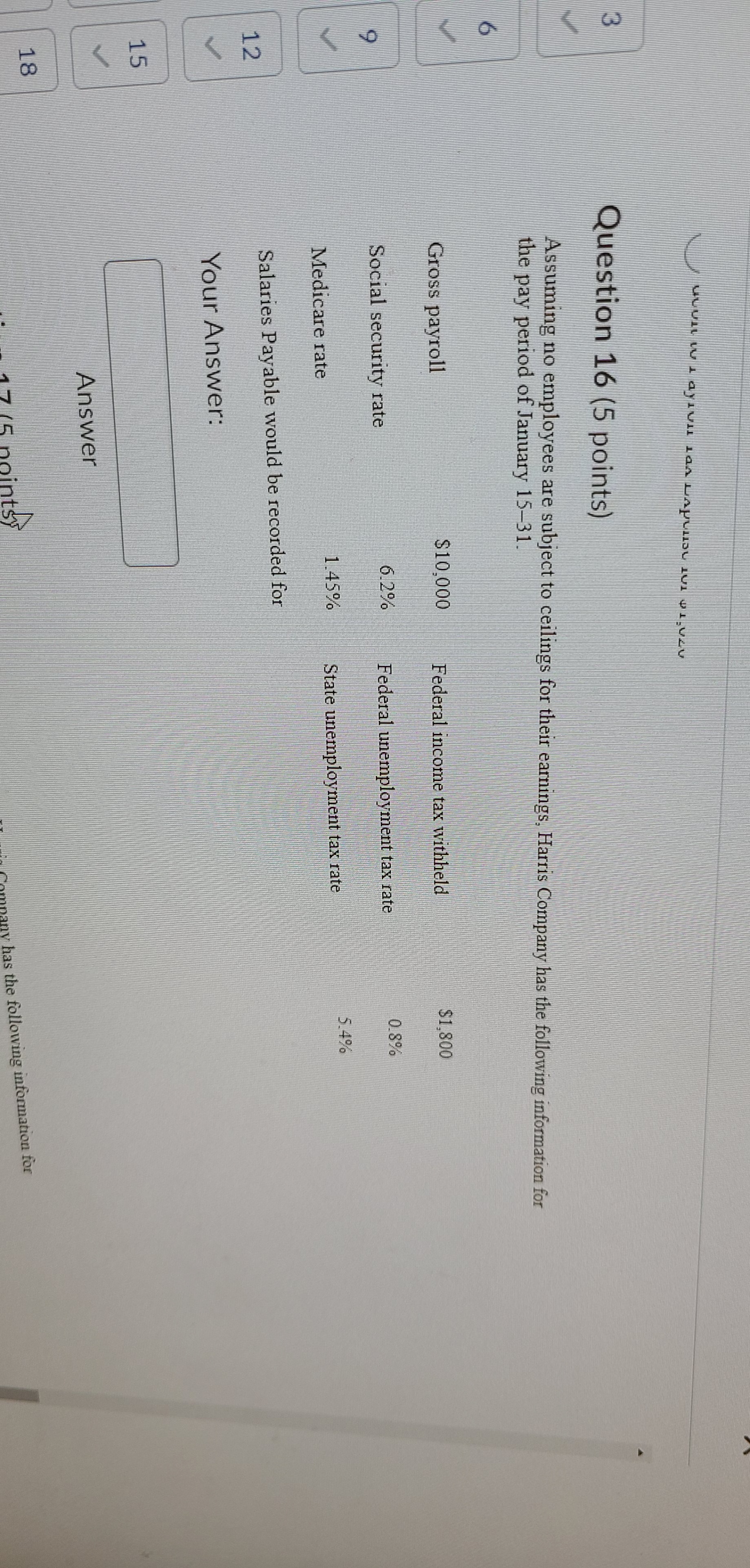 LaA LAPULLSU LU1 0 1, VLY Question 16 (5 points)