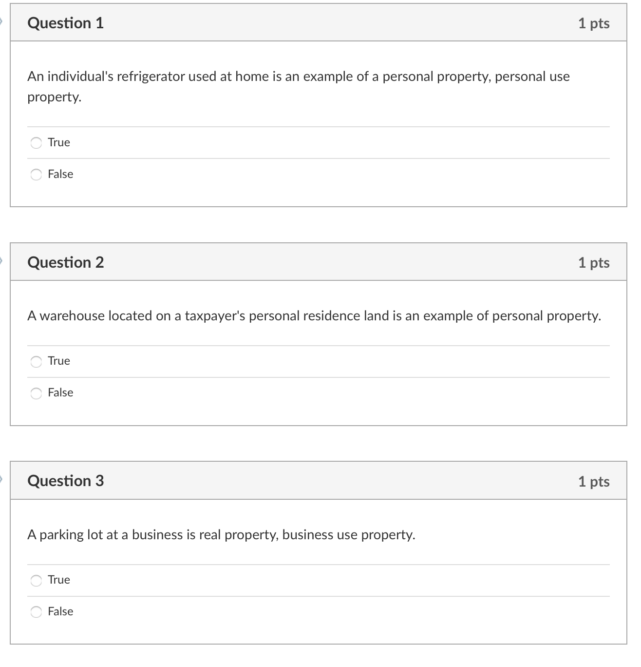 An individual's refrigerator used at home is