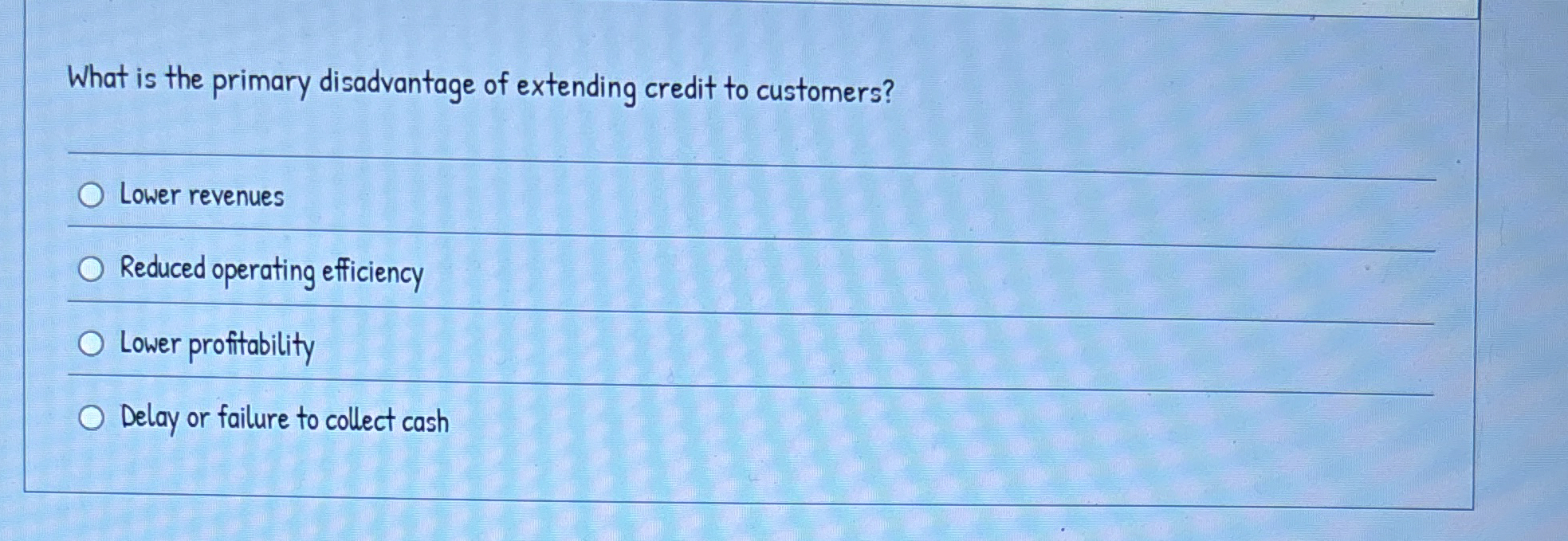 What is the primary disadvantage of extending