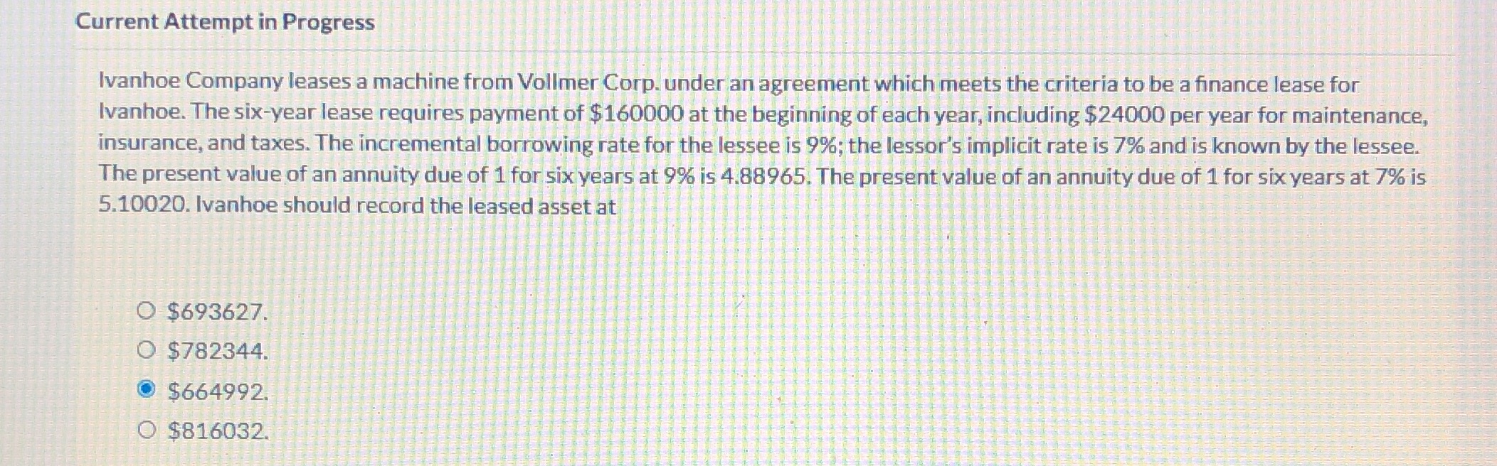 Current Attempt in Progress Ivanhoe Company