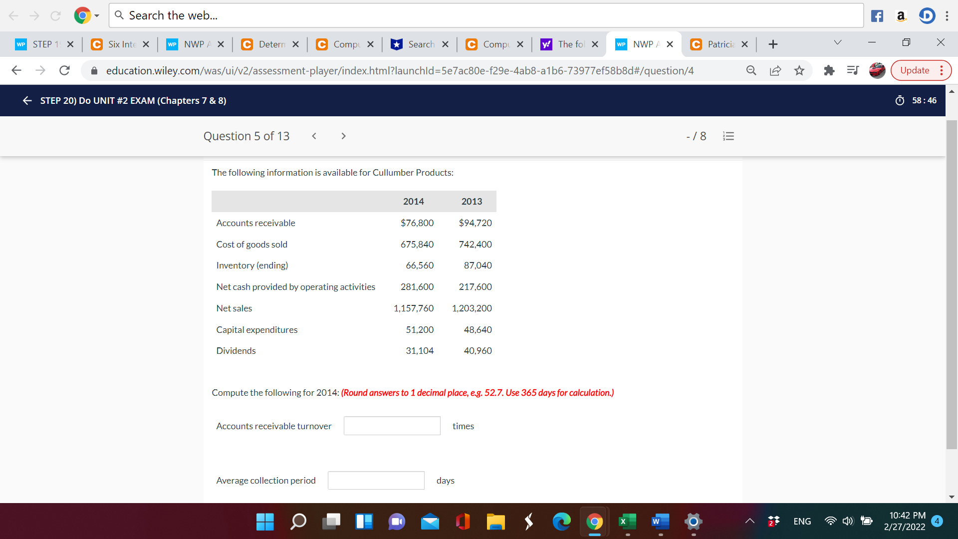 O Q Search the web... f a WP STEP 1! X C Six Inte
