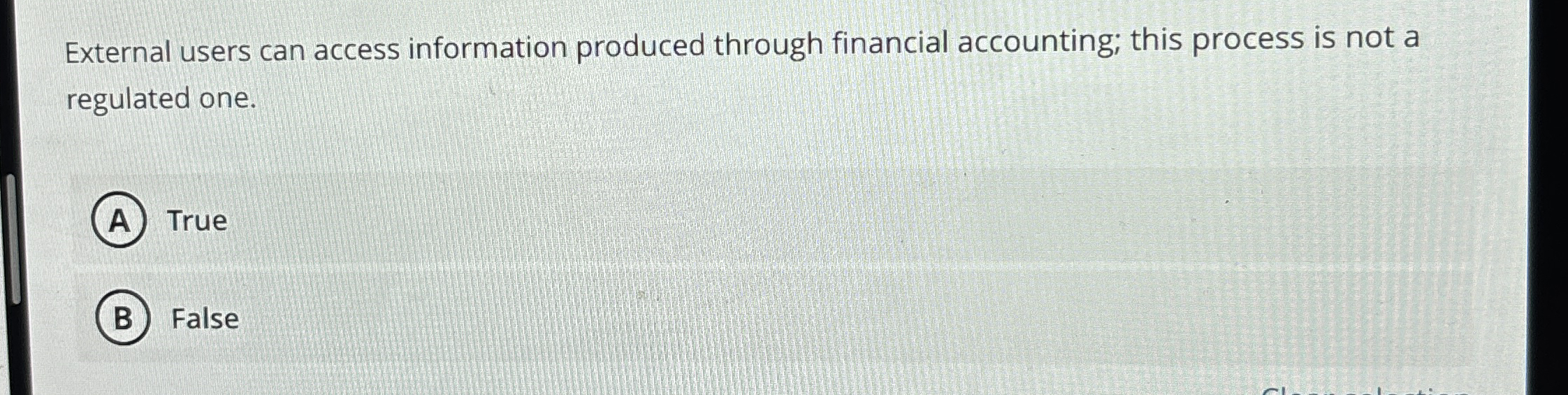 External users can access information produced