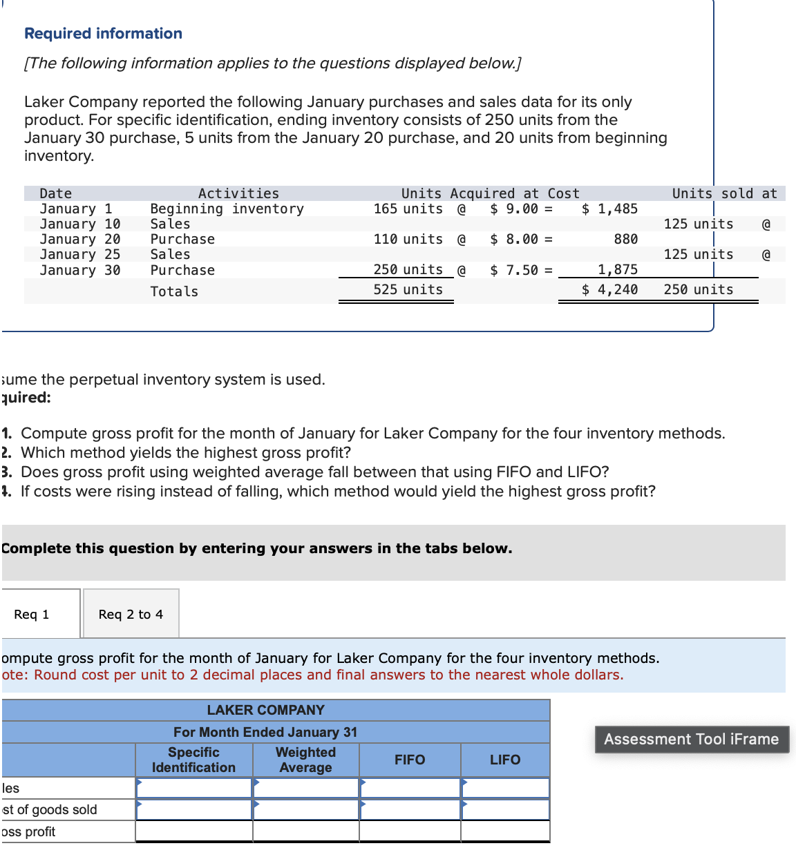 Required information [ The following information