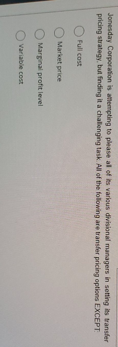 Accounting Jonesday Corporation is attempting to