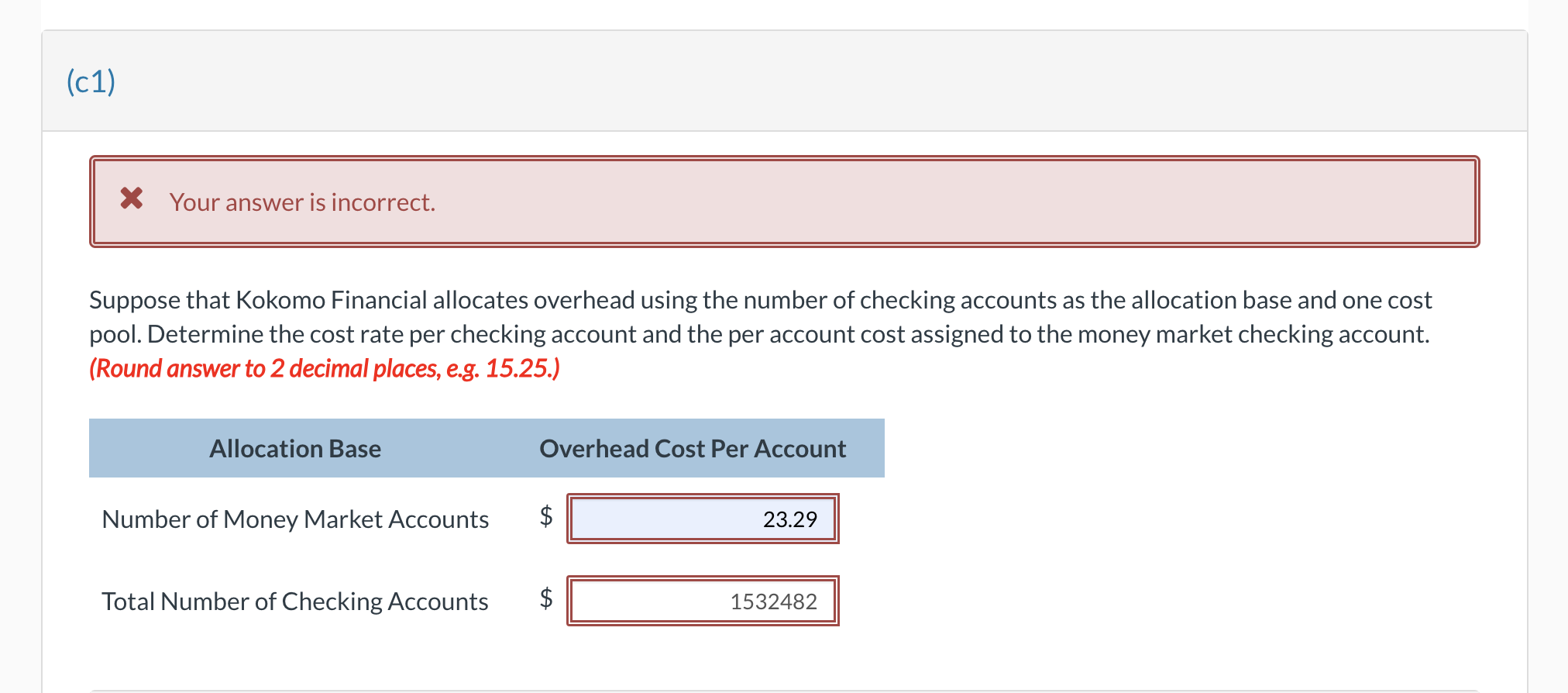 v Your answer is correct. Calculate the total