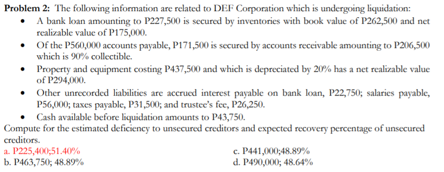Topic: Corporate Liquidation need solutions