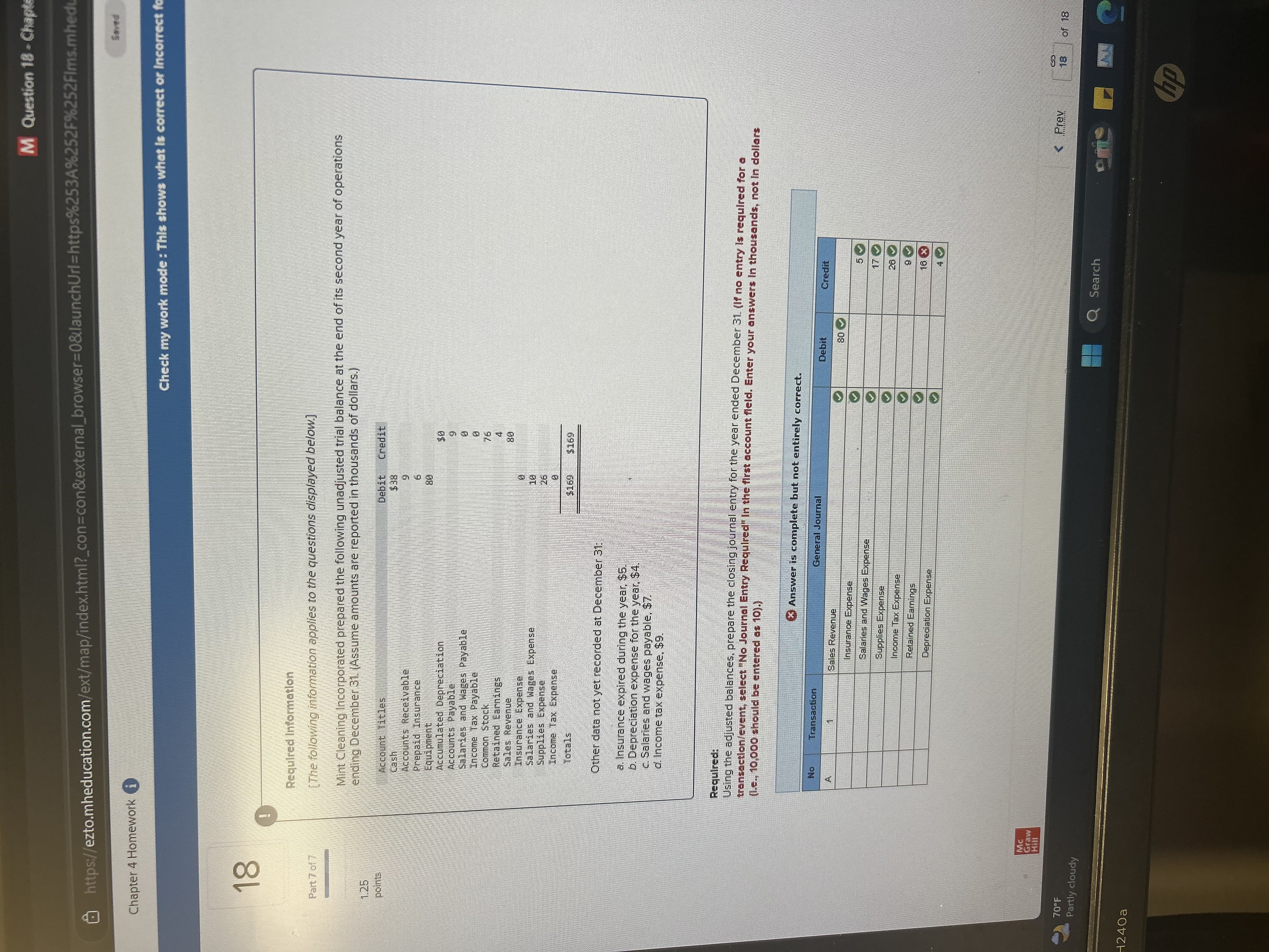 M Question 18 - Chapk