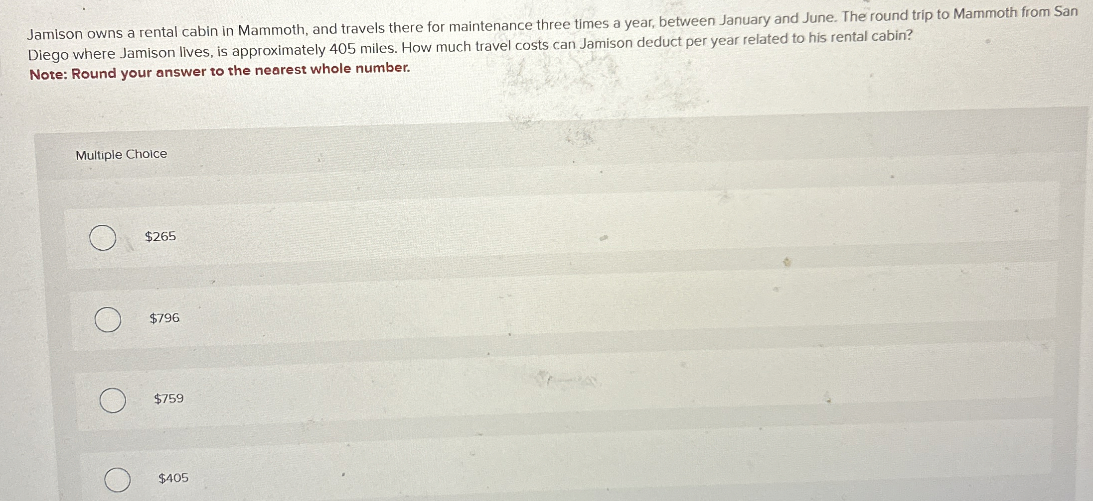 Jamison owns a rental cabin in Mammoth, and