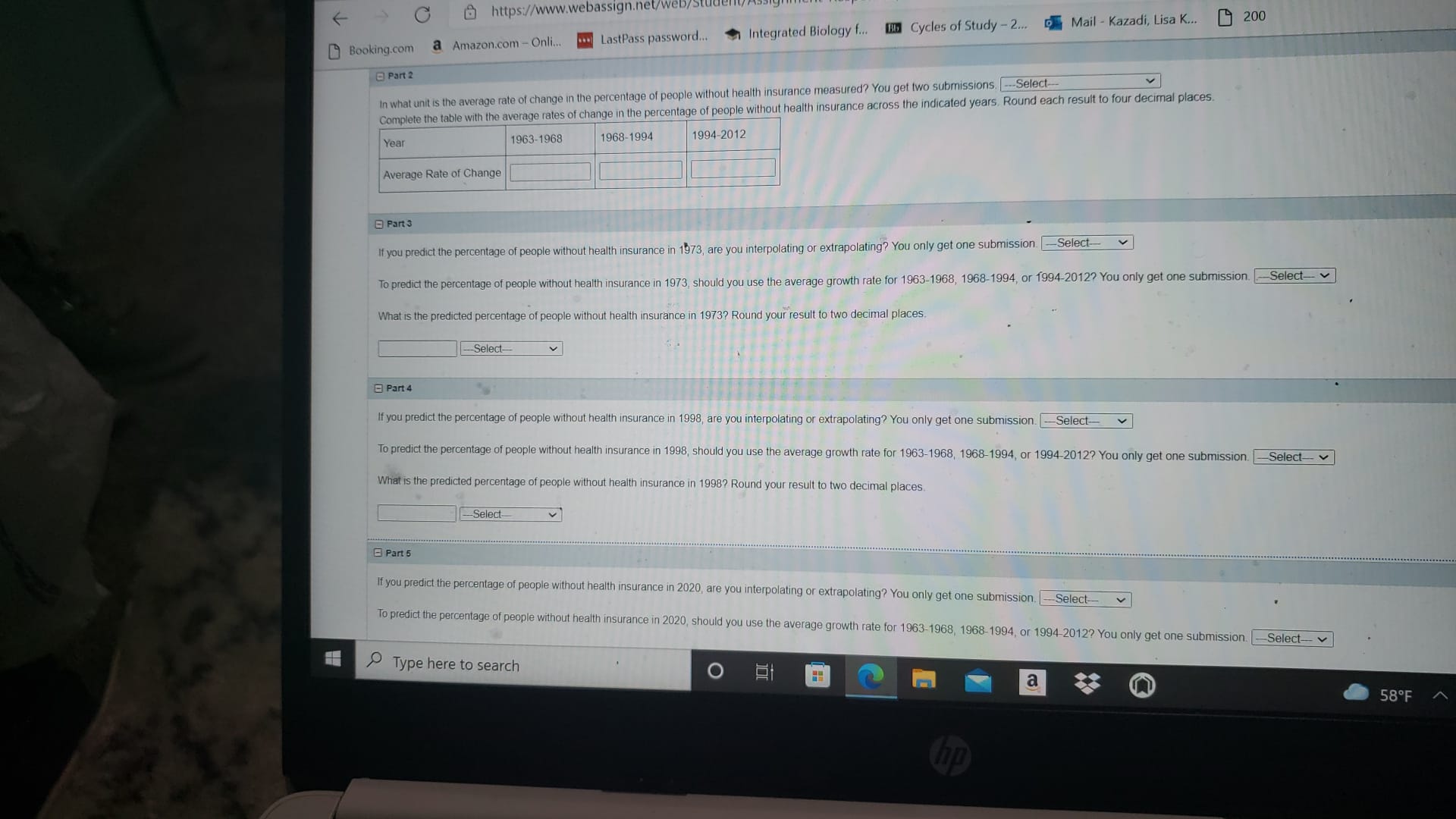 Booking.com a Amazon.com - Onli. ... LastPass