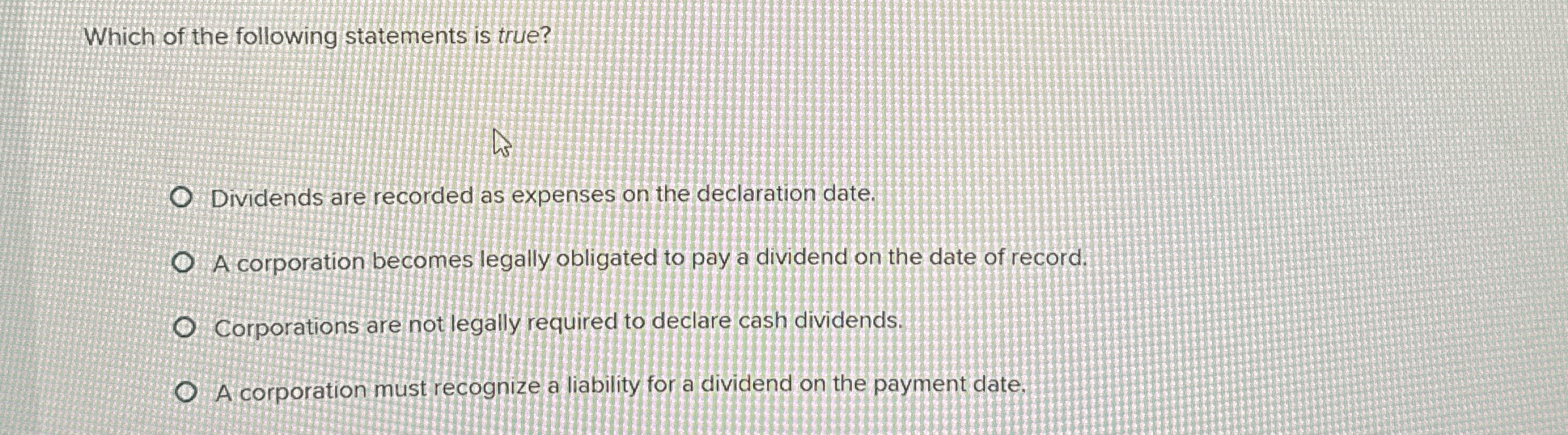 Which of the following statements is true?