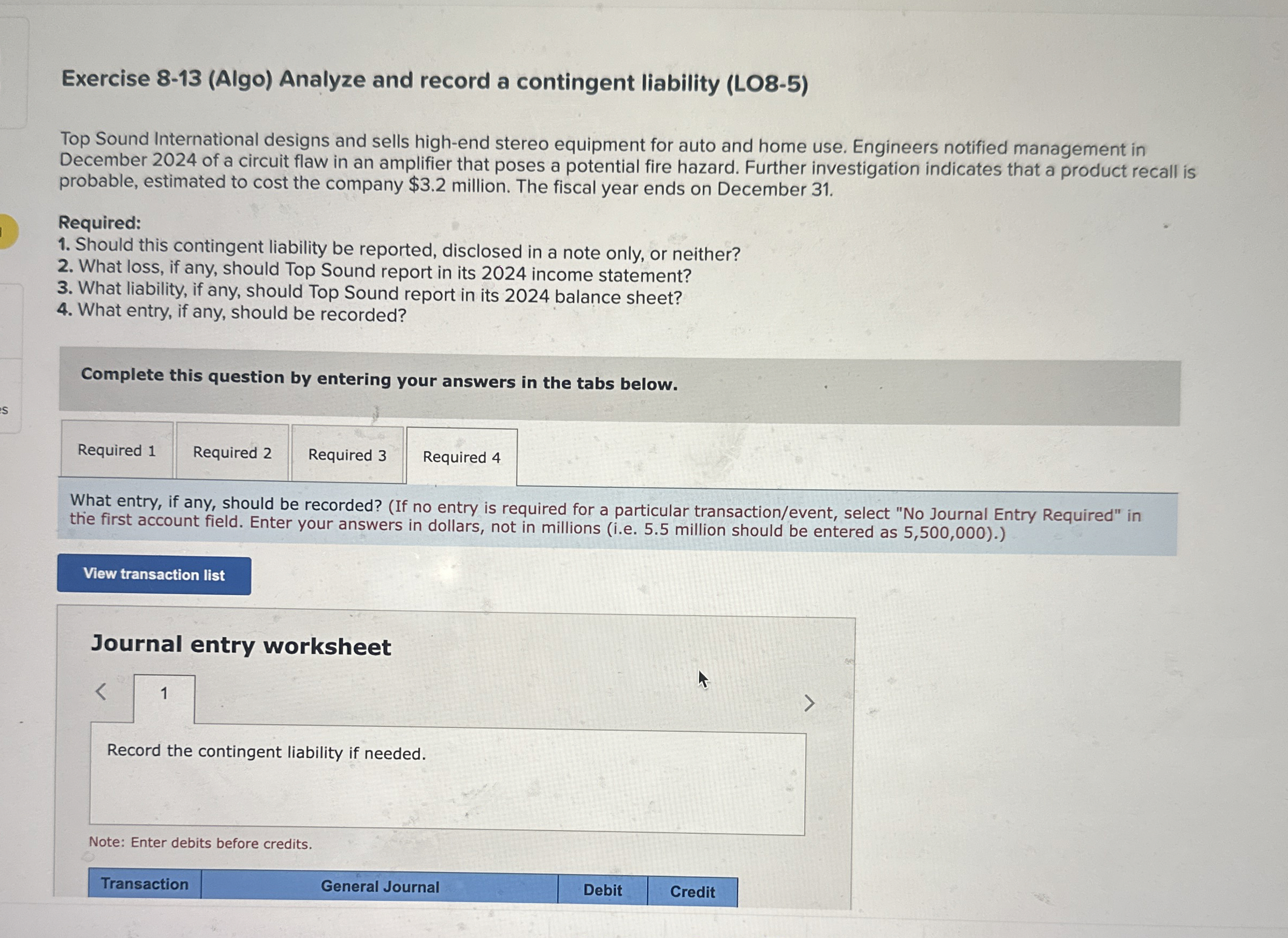 expert Exercise 8 - 1 3 ( Algo ) Analyze and