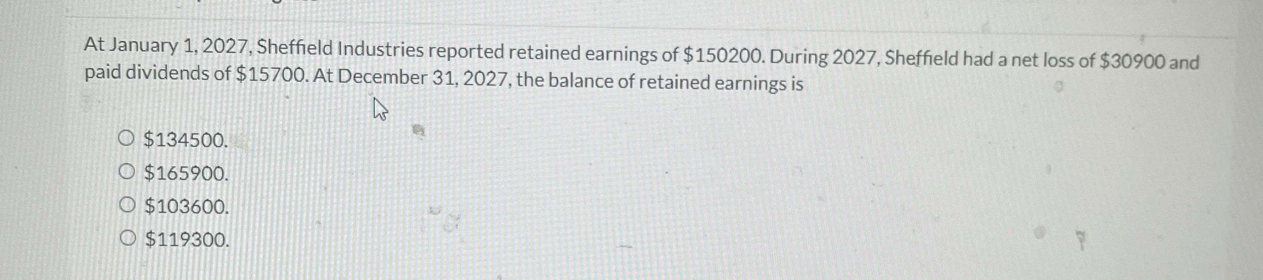 At January 1 , 2 0 2 7 , Sheffield Industries