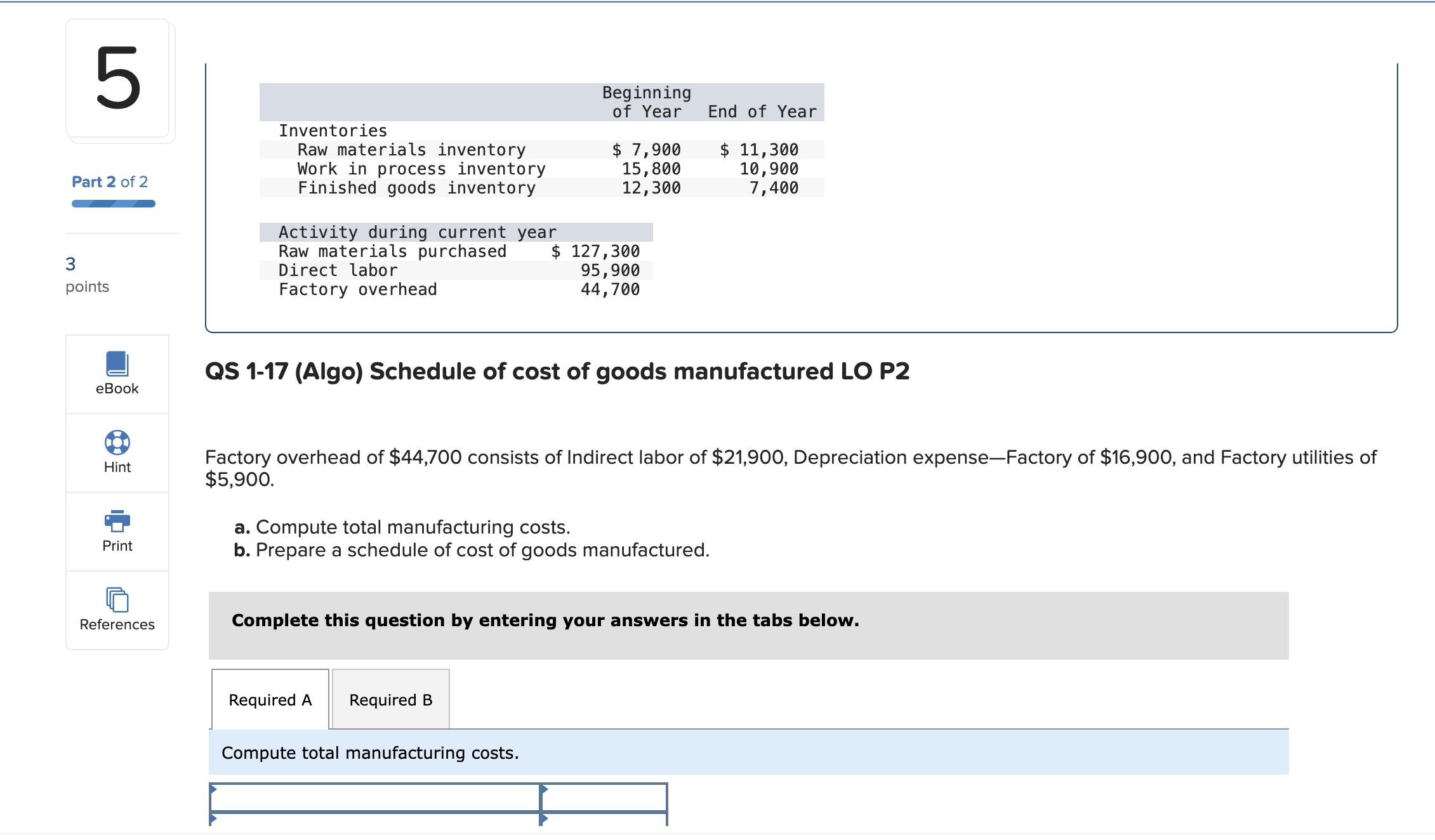please help with part B only ( h e l p fill the