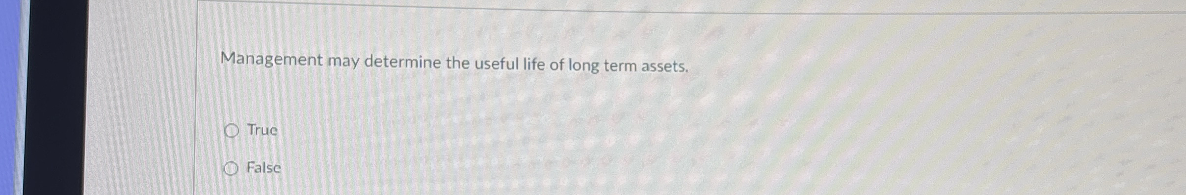 Management may determine the useful life of long