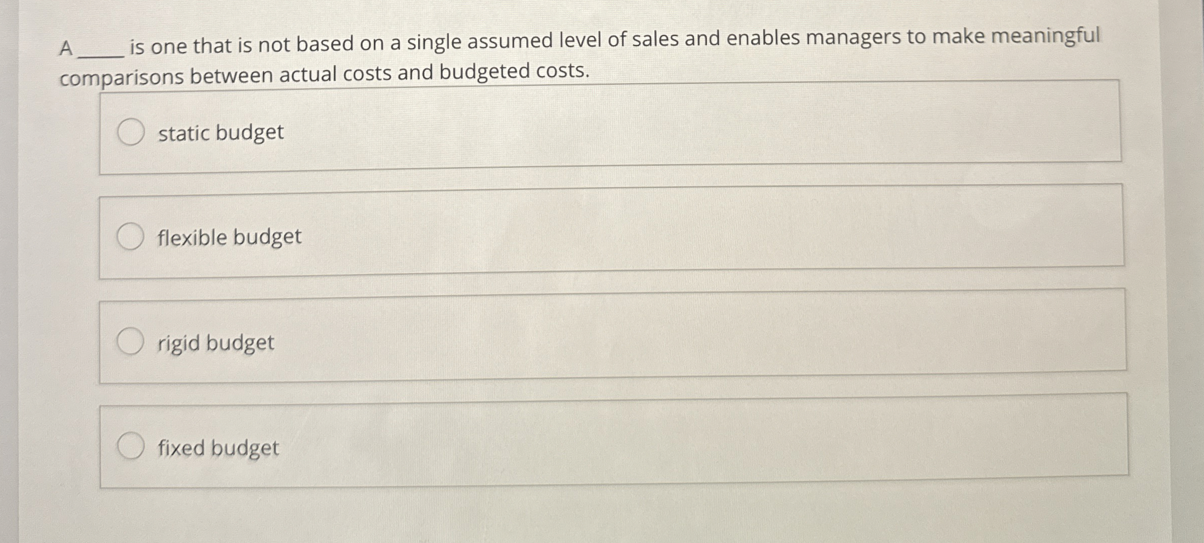 A q , is one that is not based on a single