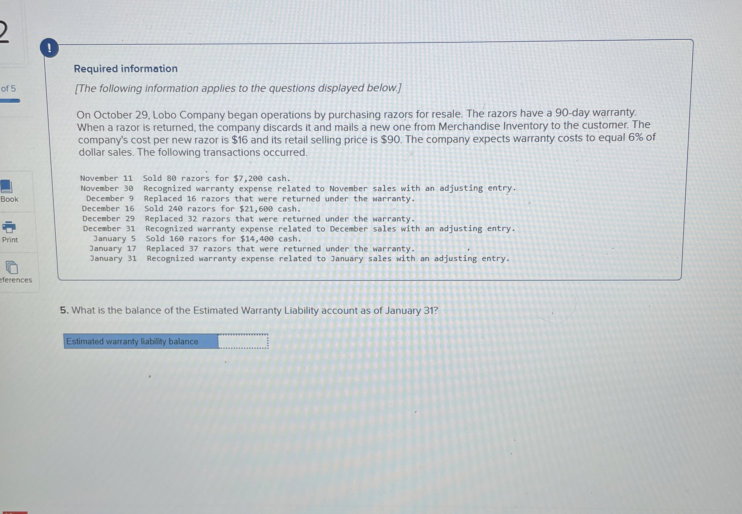 ! Required information [ The following
