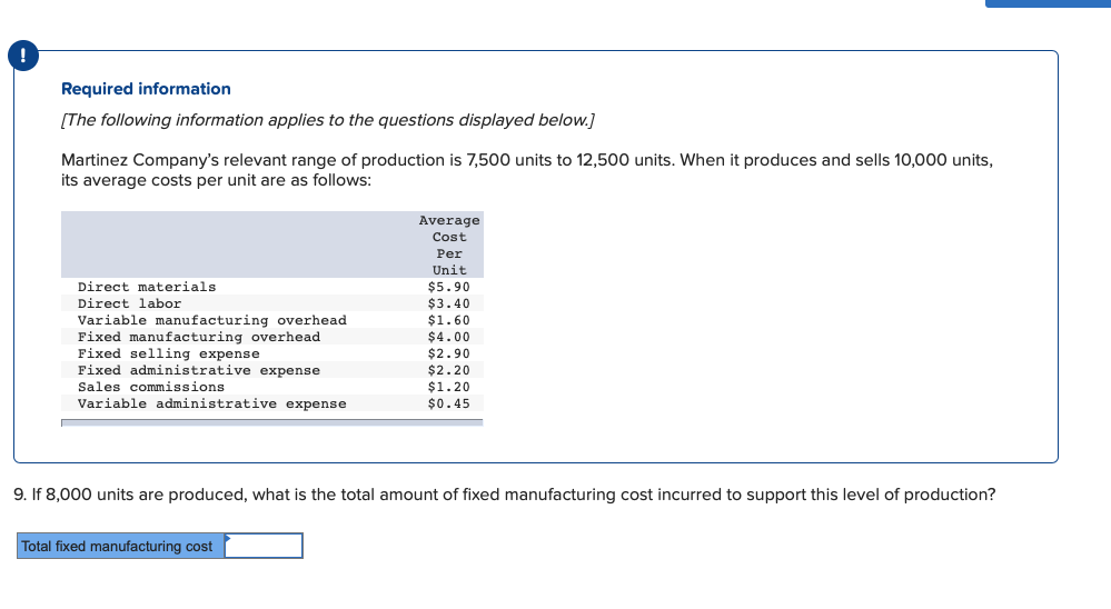 Required information [The following information