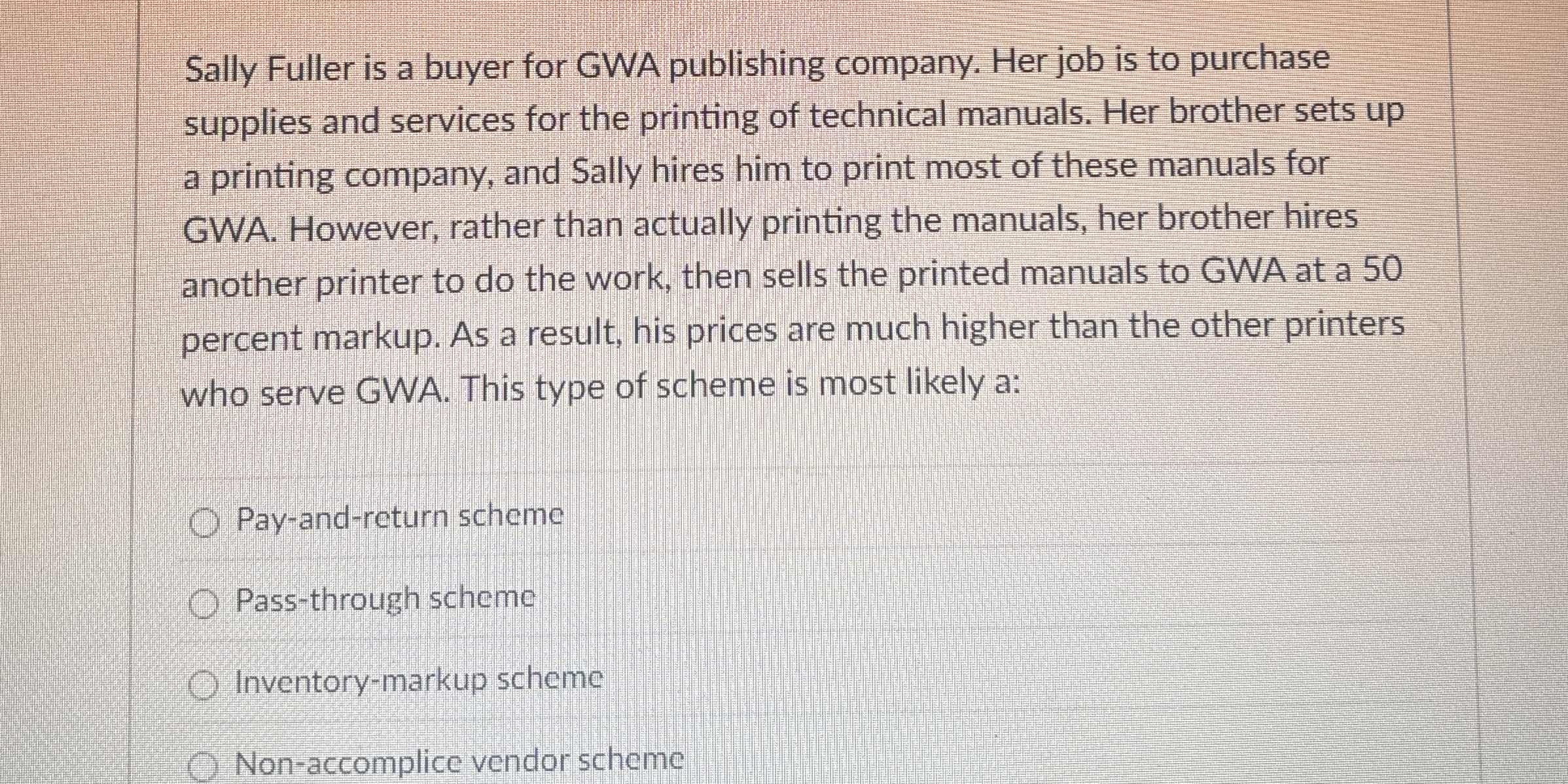 Sally Fuller is a buyer for GWA publishing