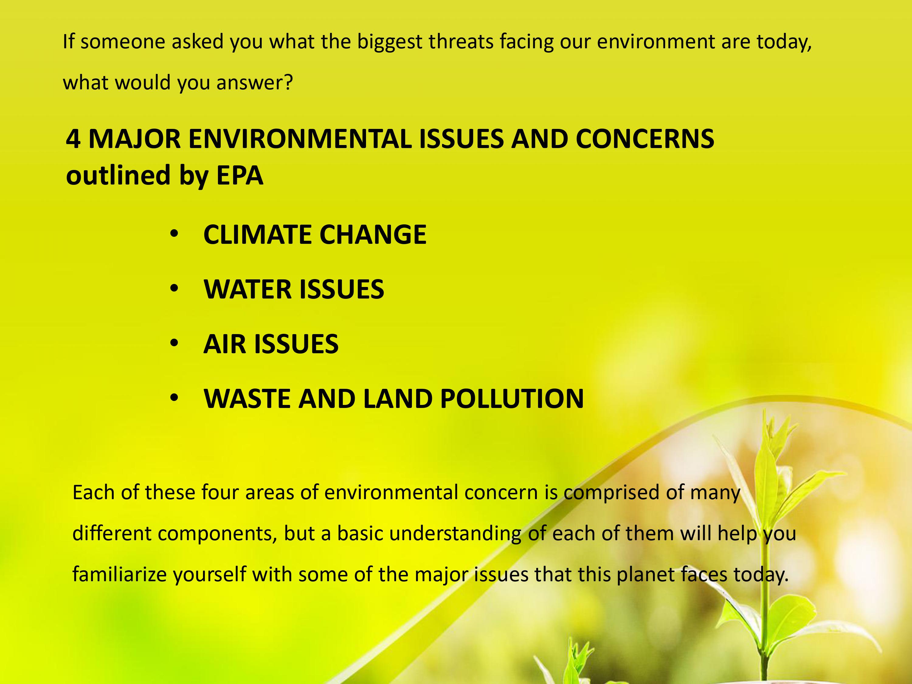 Make a reflection paper about the Environmental