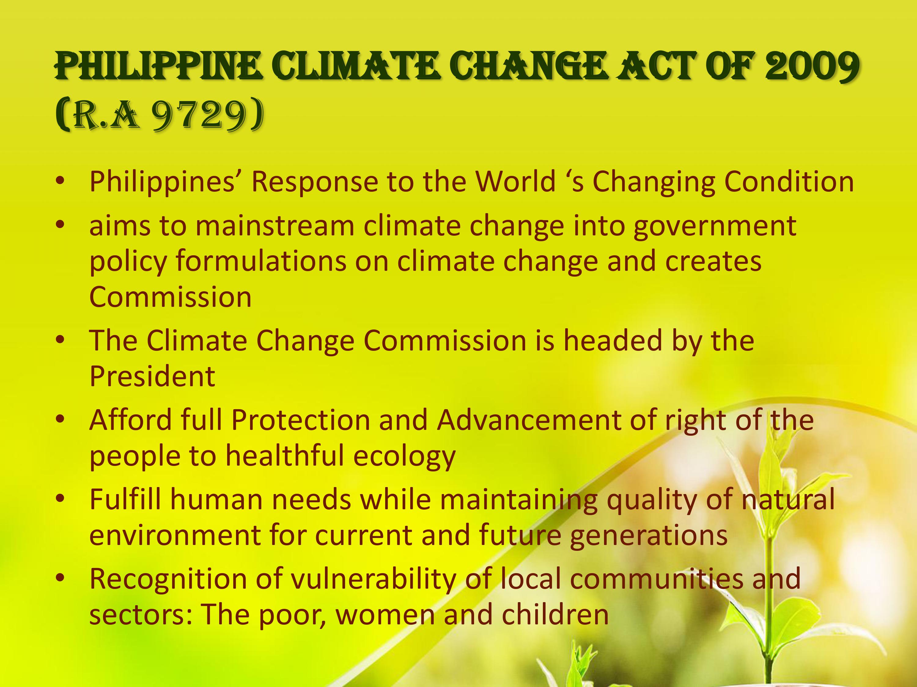 Make a reflection paper about the Environmental