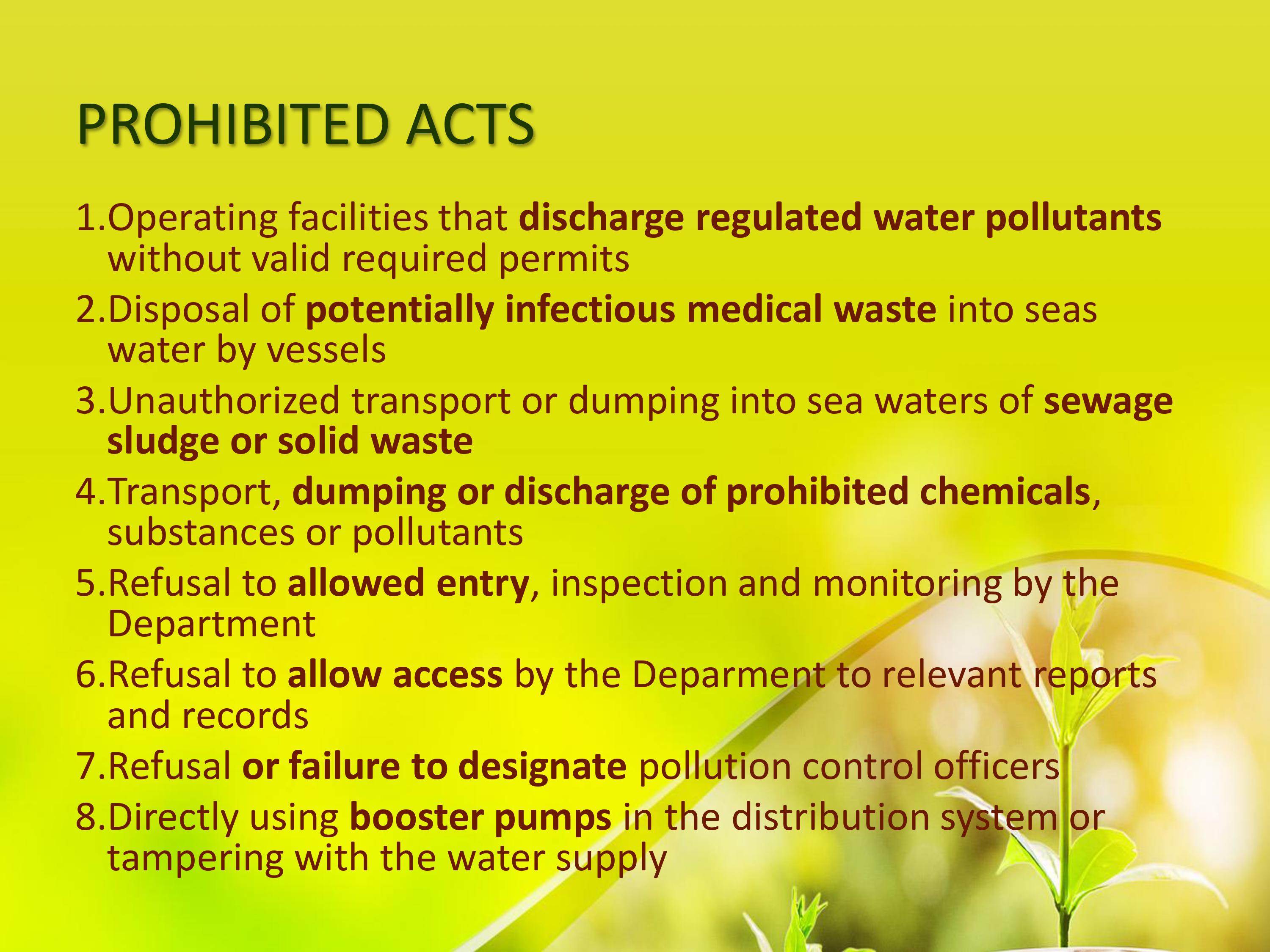 Make a reflection paper about the Environmental