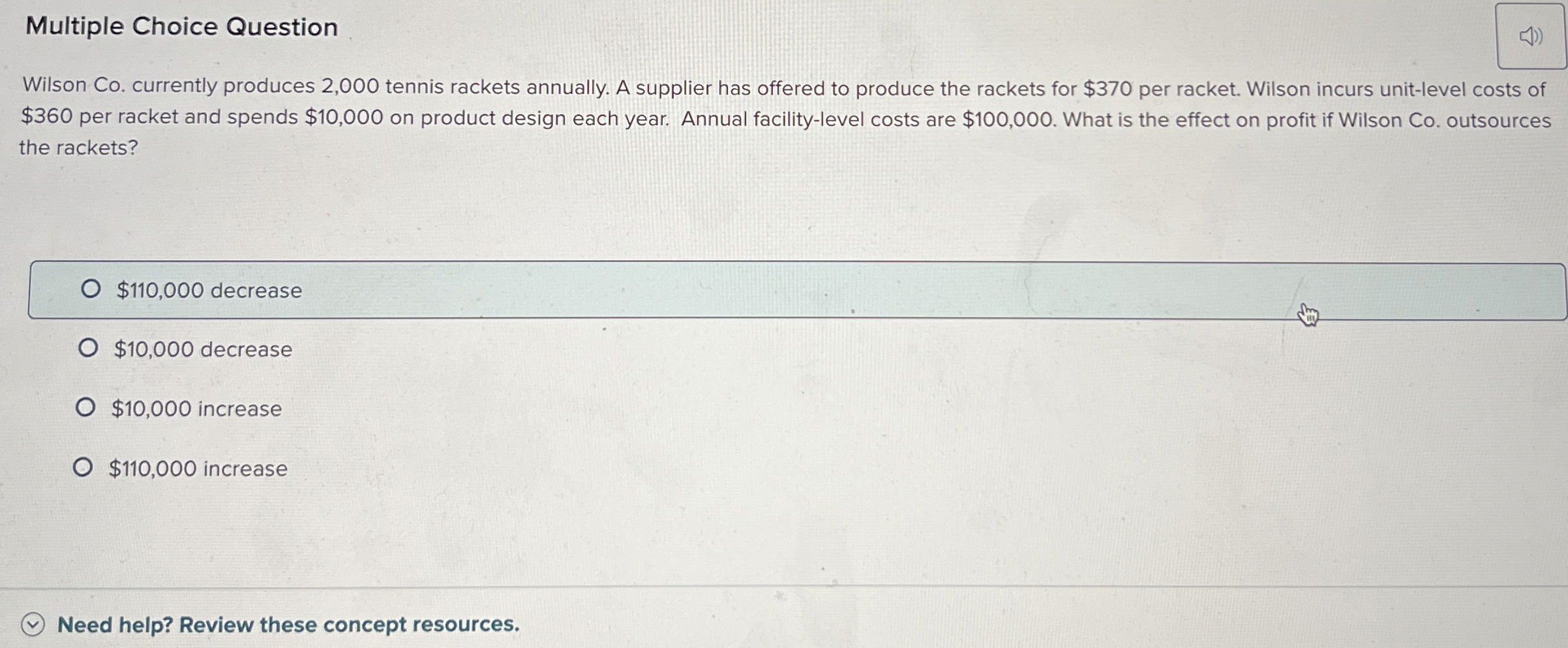 Multiple Choice Question Wilson Co . currently