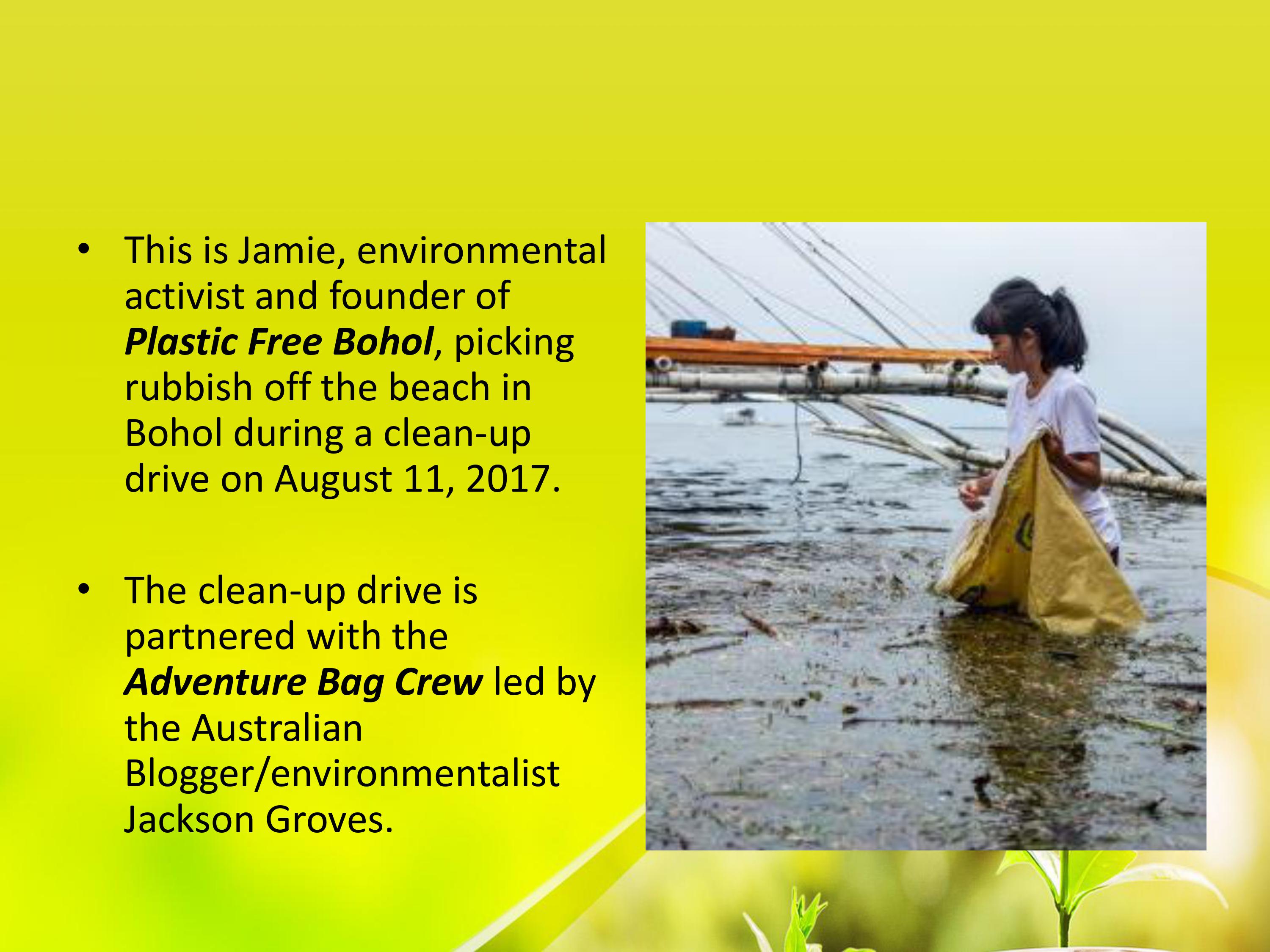 Make a reflection paper about the Environmental