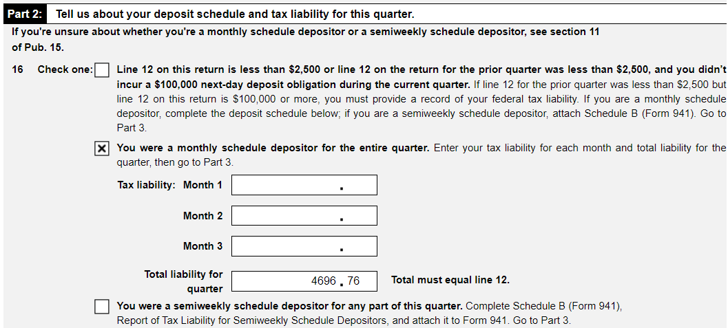 PSC 6-4 Complete Form 941 Complete Form 941 for