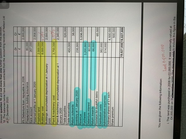 Answer question 16 and not more than one further