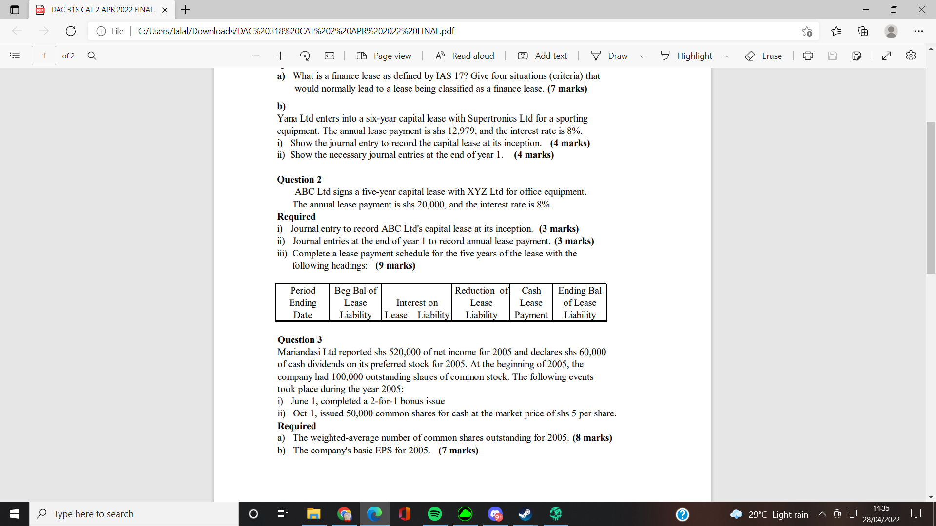 PRE DAC 318 CAT 2 APR 2022 FINAL.| X + X - style=