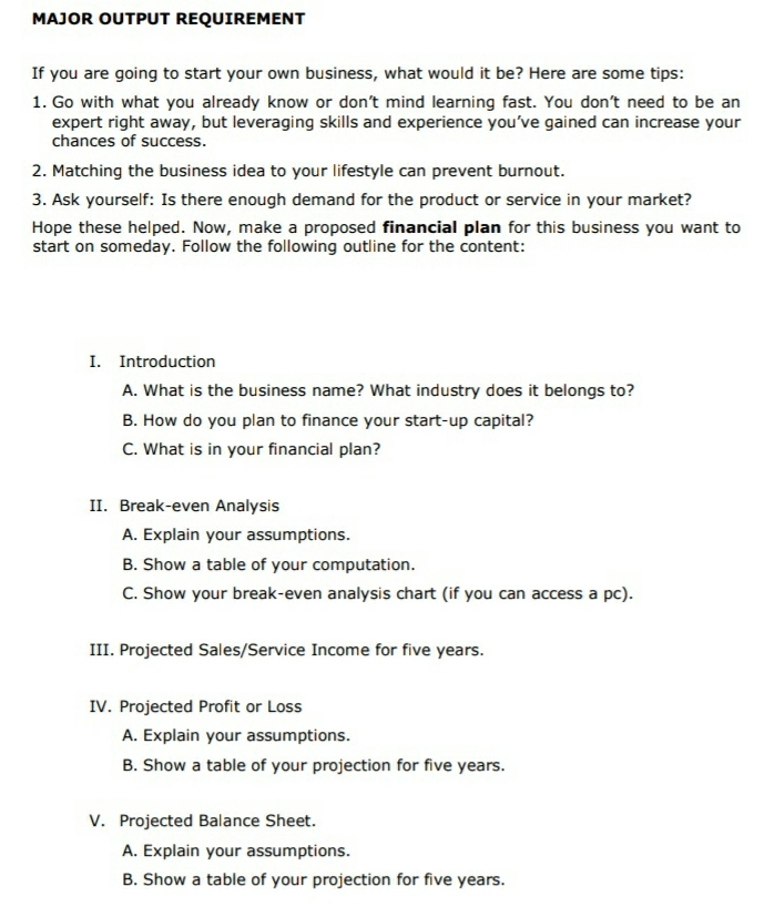 Please answer the PART I, II , III, IV, V MAJOR