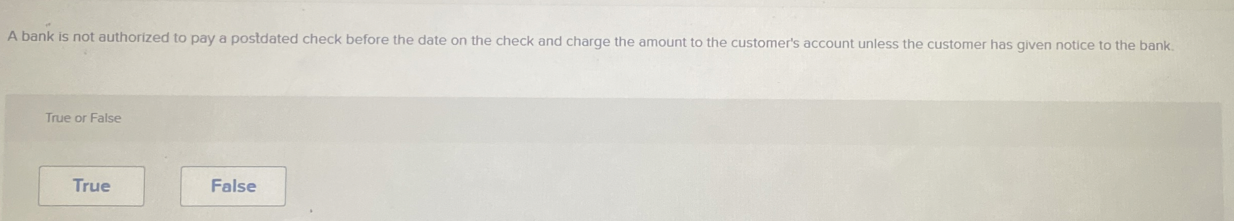 A bank is not authorized to pay a postdated check