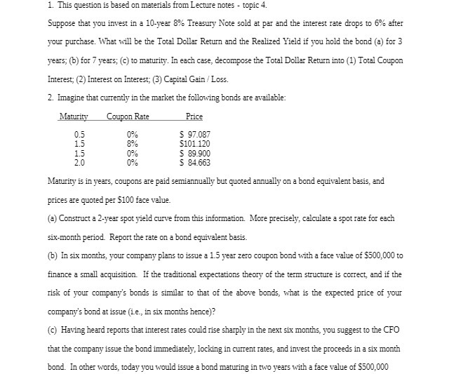 1. This question is based on materials from