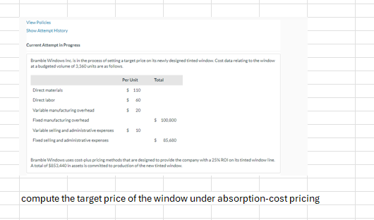 View Pollcies Show Actient Hevory Current Attempt