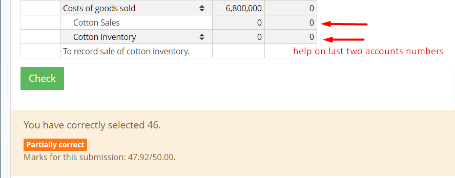 help on these two questions please. I MARKED THE