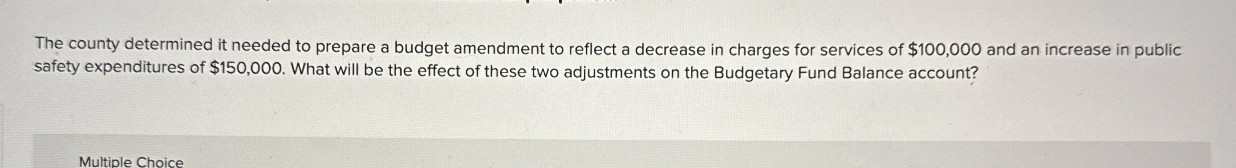 The county determined it needed to prepare a