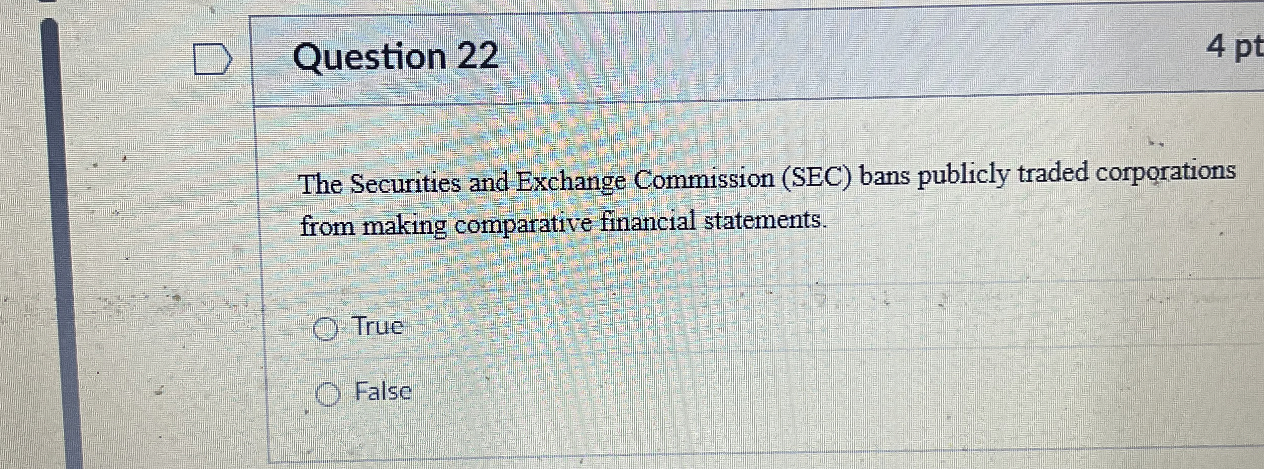 Question 2 2 The Securities and Exchange