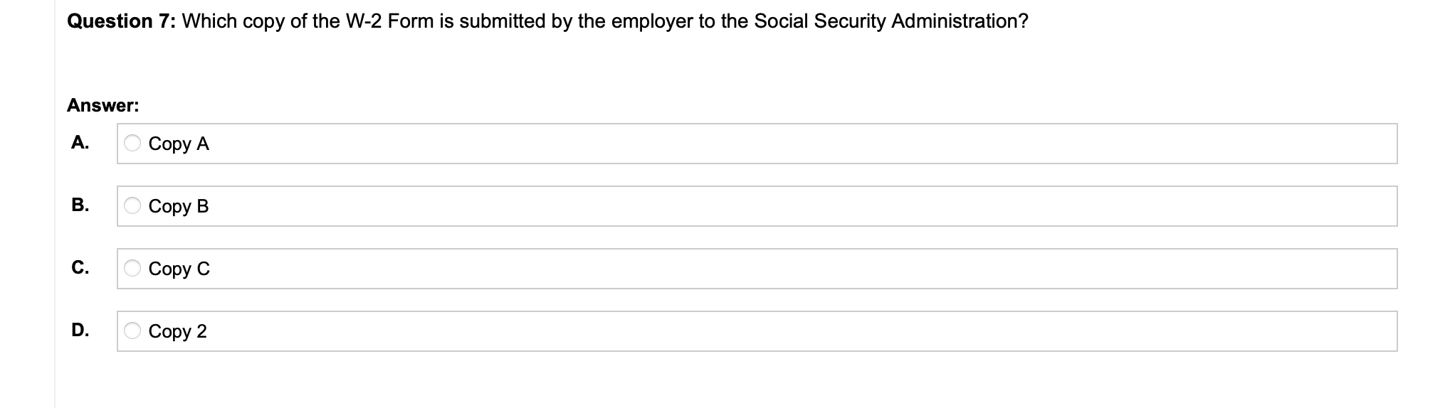 Question 1: What is the due date for eling Form