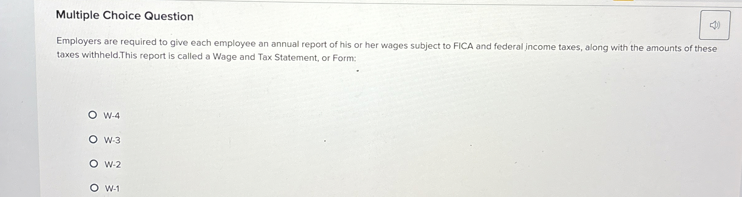 Multiple Choice Question Employers are required